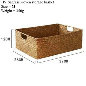 Hand-woven Rattan Wicker Basket