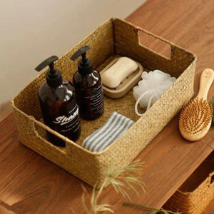 Hand-woven Rattan Wicker Basket