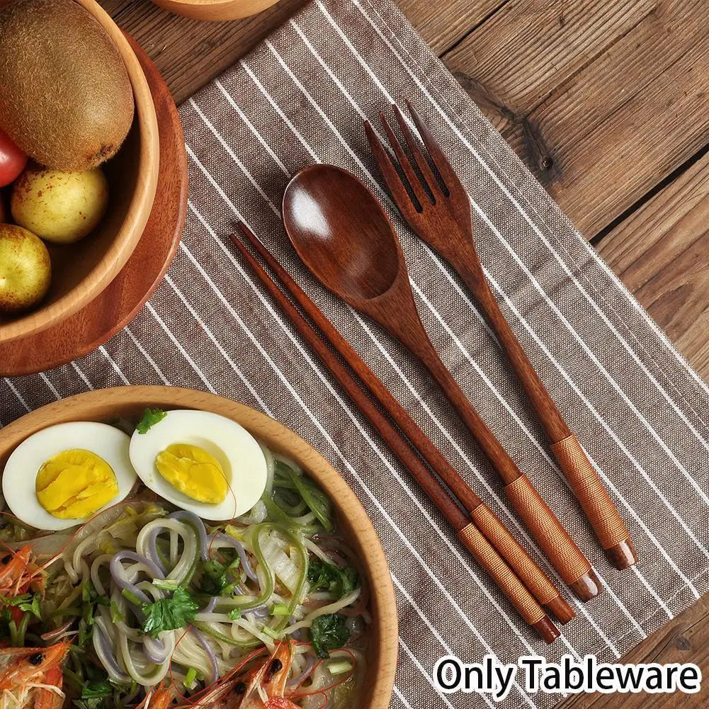 Bamboo Tableware Set