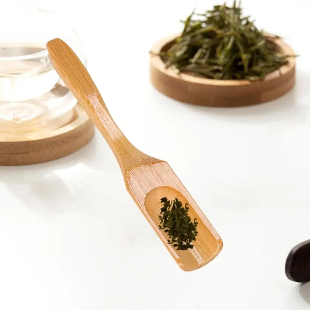 1pc Natural Bamboo Tea Spoon