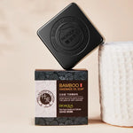 Load image into Gallery viewer, Handmade Natural Organic Black Bamboo Charcoal Soap Cleanser
