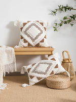 Load image into Gallery viewer, Multi-Color Geometric Combination Pillow Cover
