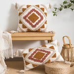 Load image into Gallery viewer, Multi-Color Geometric Combination Pillow Cover
