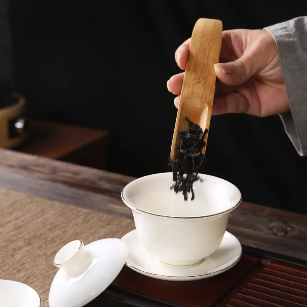 1pc Natural Bamboo Tea Spoon
