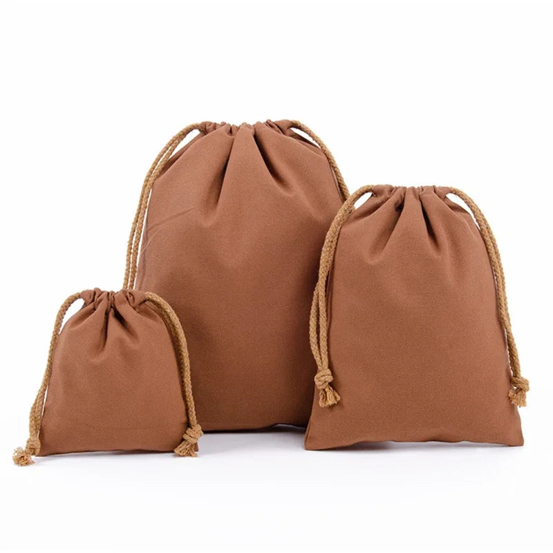 Reusable Cotton Drawstring Bags