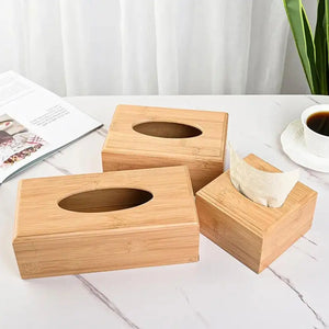 Bamboo Tissue Box