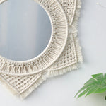 Load image into Gallery viewer, Wall Hanging Boho Mirror
