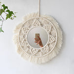 Load image into Gallery viewer, Wall Hanging Boho Mirror
