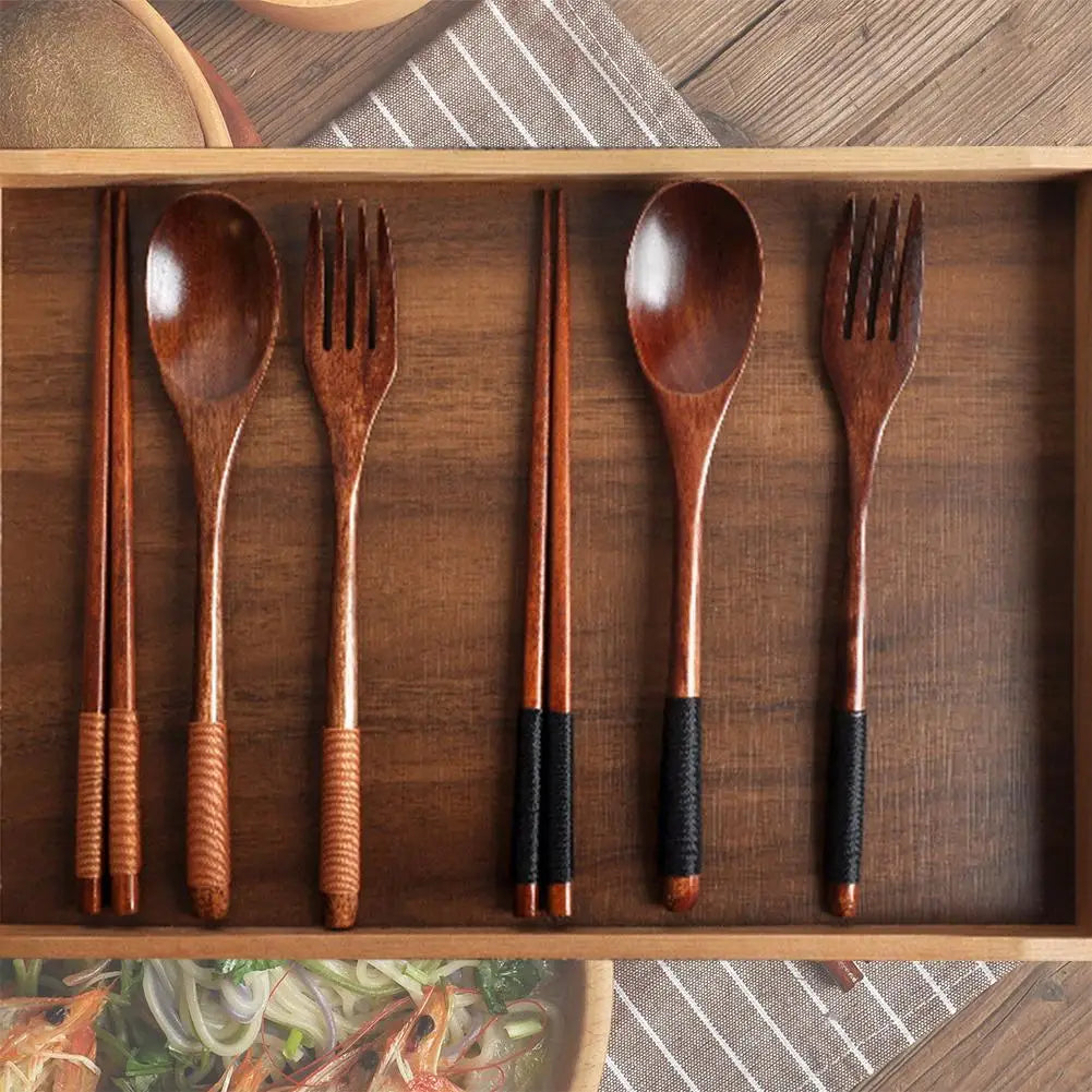 Bamboo Tableware Set