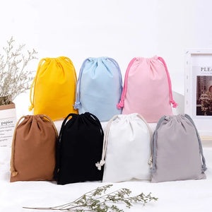 Reusable Cotton Drawstring Bags