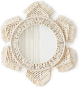 Wall Hanging Boho Mirror