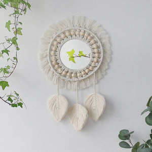 Wall Hanging Boho Mirror