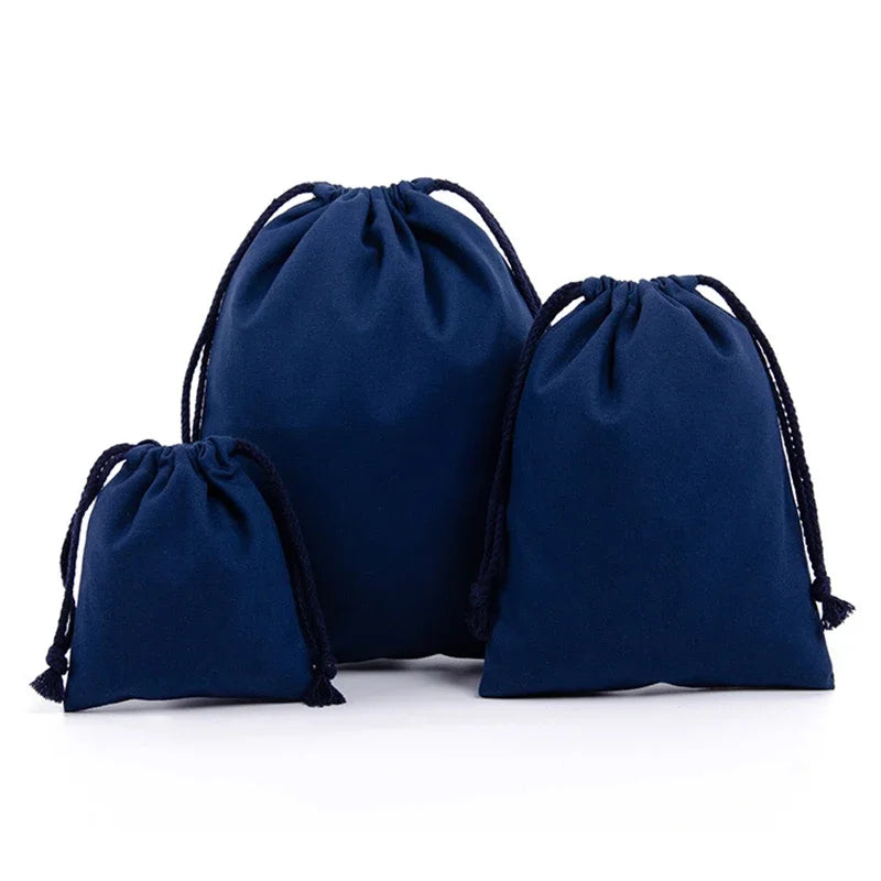 Reusable Cotton Drawstring Bags